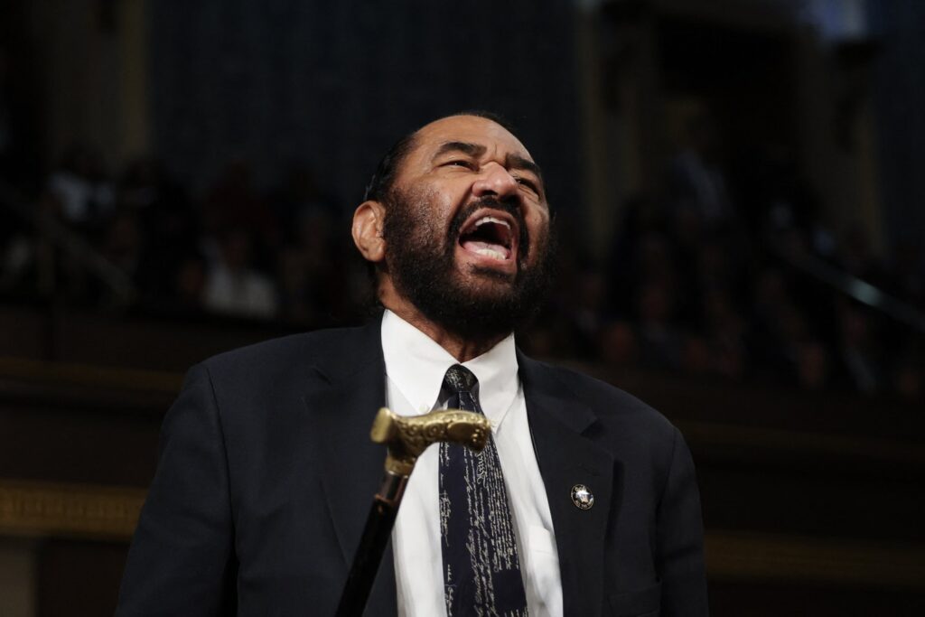 Democratic Rep. Al Green removed after disrupting Trump’s speech