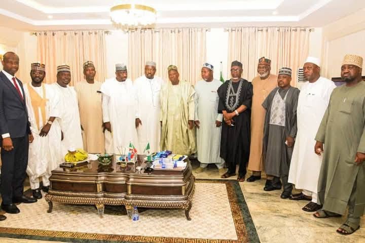 Ganduje receives ex-Kano SSG Bichi, Sumaila into APC, says 2027 is a done deal