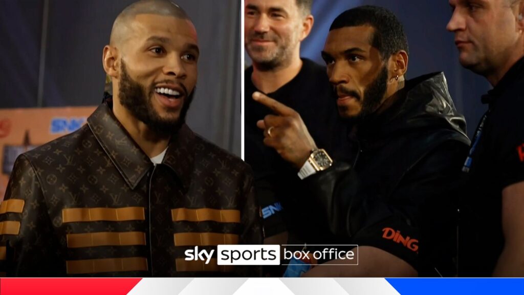 No risks taken at head-to-head! Eubank and Benn surrounded by ARMY of security