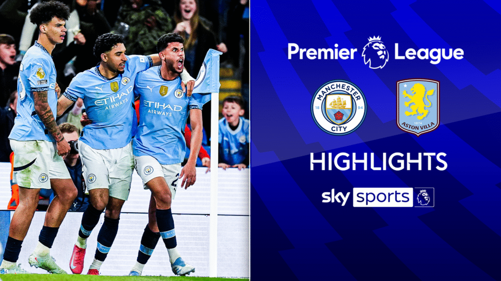 SCENES! Nunes scores 94th-minute winner for Man City against Villa!