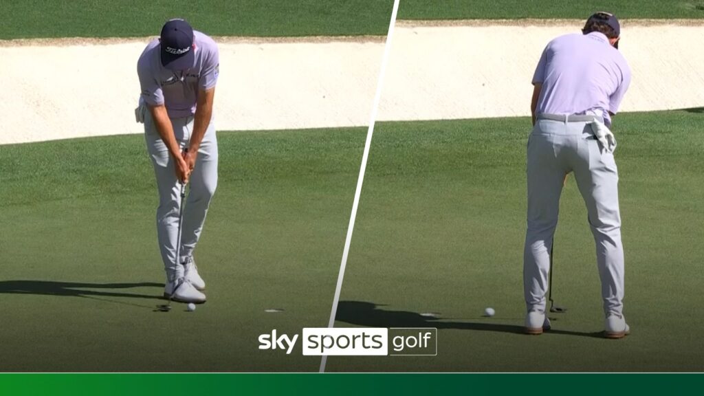 Young THREE PUTTS from TWO FEET to miss Masters cut