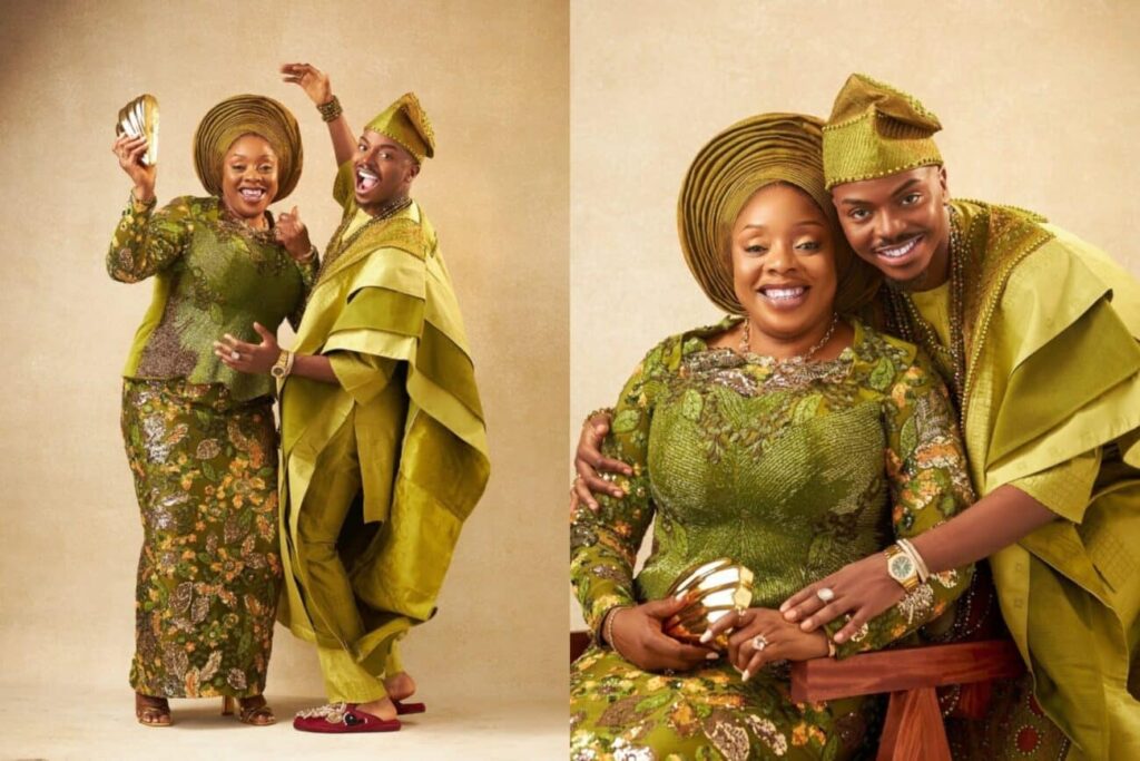 Adorable Video of Enioluwa And His Mother for Priscilla Ojo’s Wedding