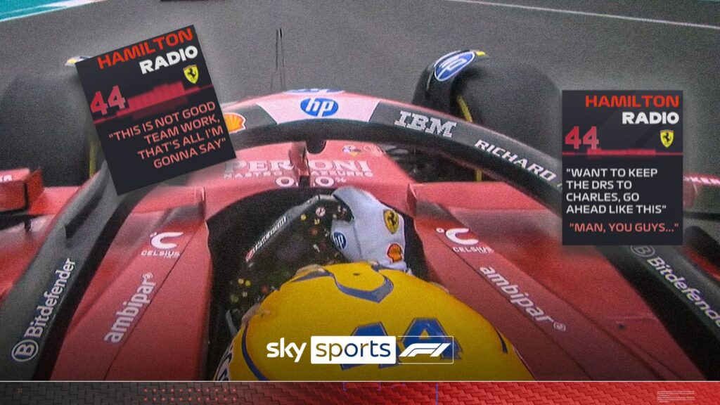 'Not good teamwork!' | Hamilton fumes at Ferrari after team orders dispute