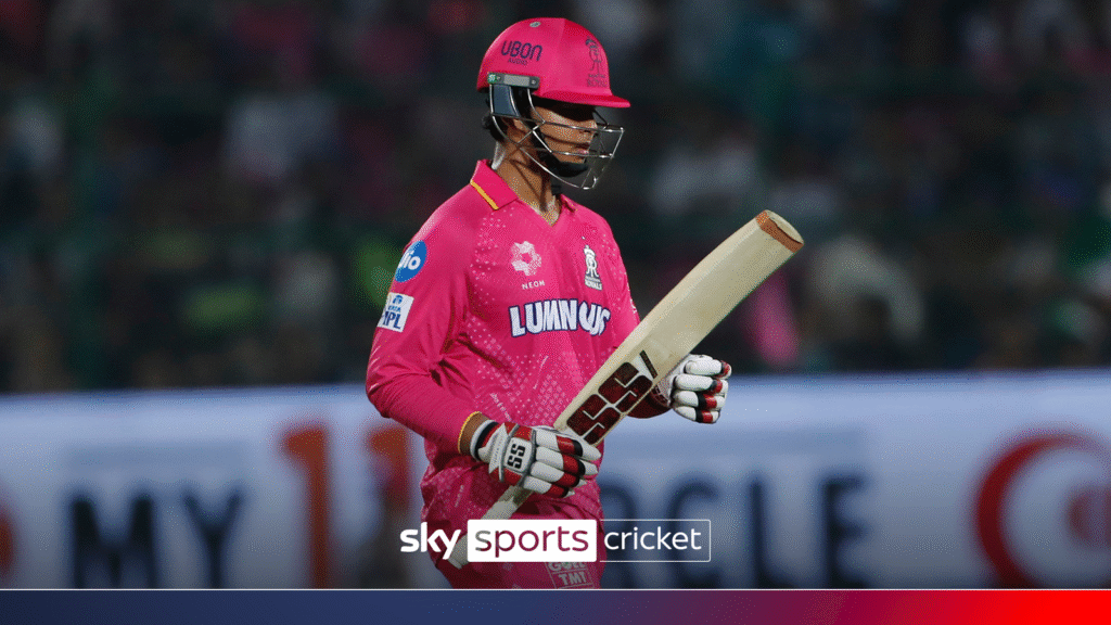 14-year-old Vaibhav Suryavanshi departs for two-ball duck after IPL century