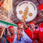 PHOTOS: Traditional rulers’ council confers ‘Dike si mba Anambra’ title on Tinubu