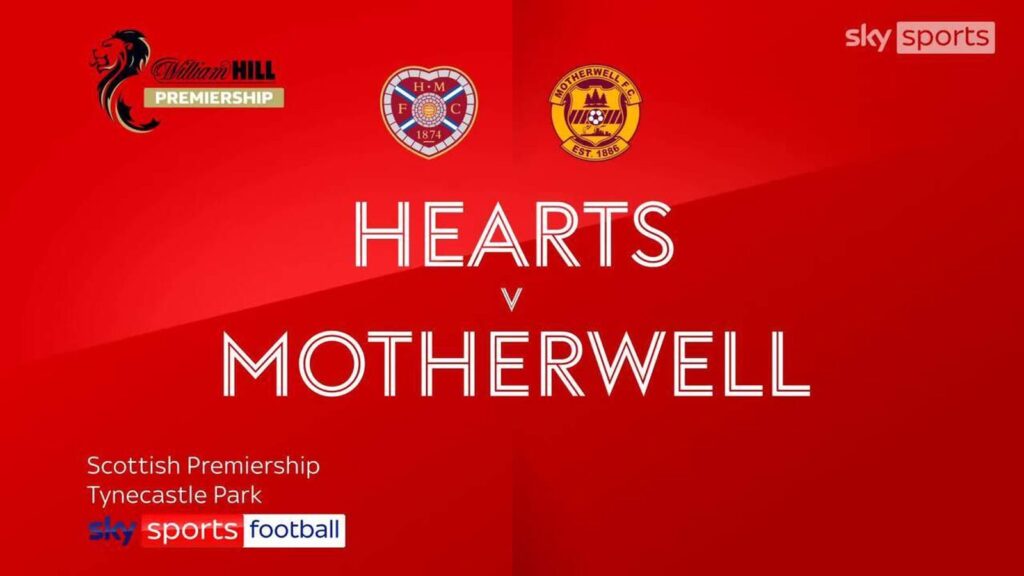 Hearts 3-0 Motherwell
