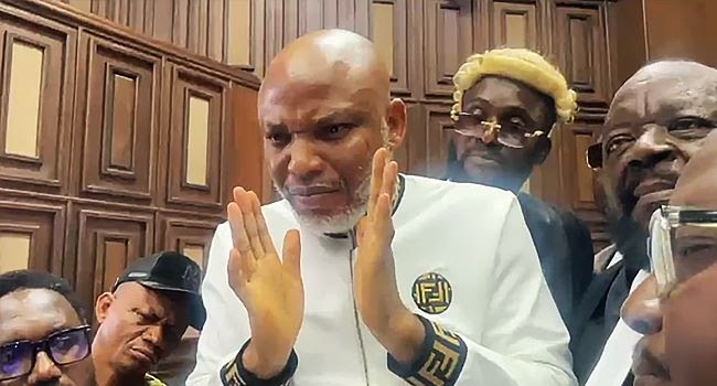 We did not find weapon of terrorism on Kanu during arrest in Lagos – DSS witness tells court