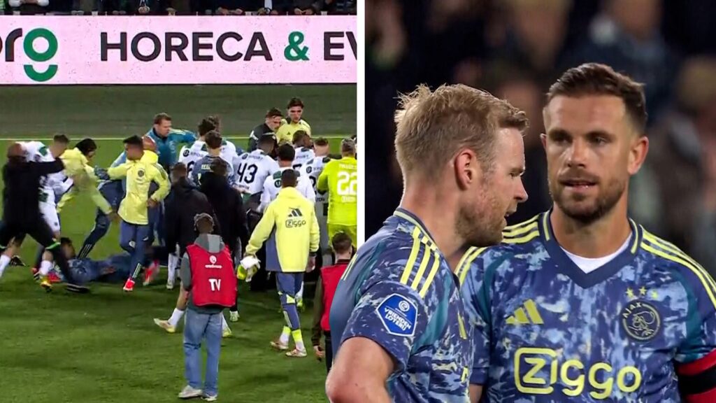 Ajax involved in post-match brawl after conceding title-defining 99th min equaliser
