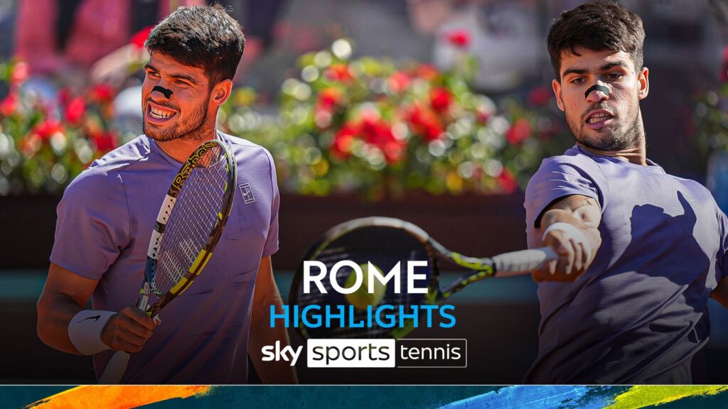 Alcaraz spoils potential all-Italian final by defeating Musetti in Rome