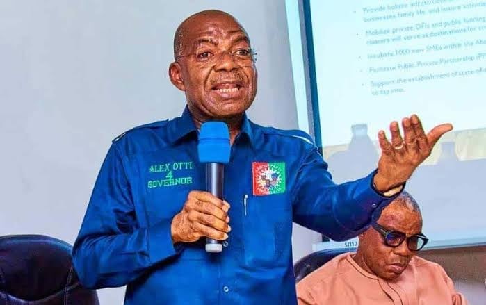 LP Crisis: Abure just ‘masturb@t!ng’, we’ve retrieved party from him – Gov Otti