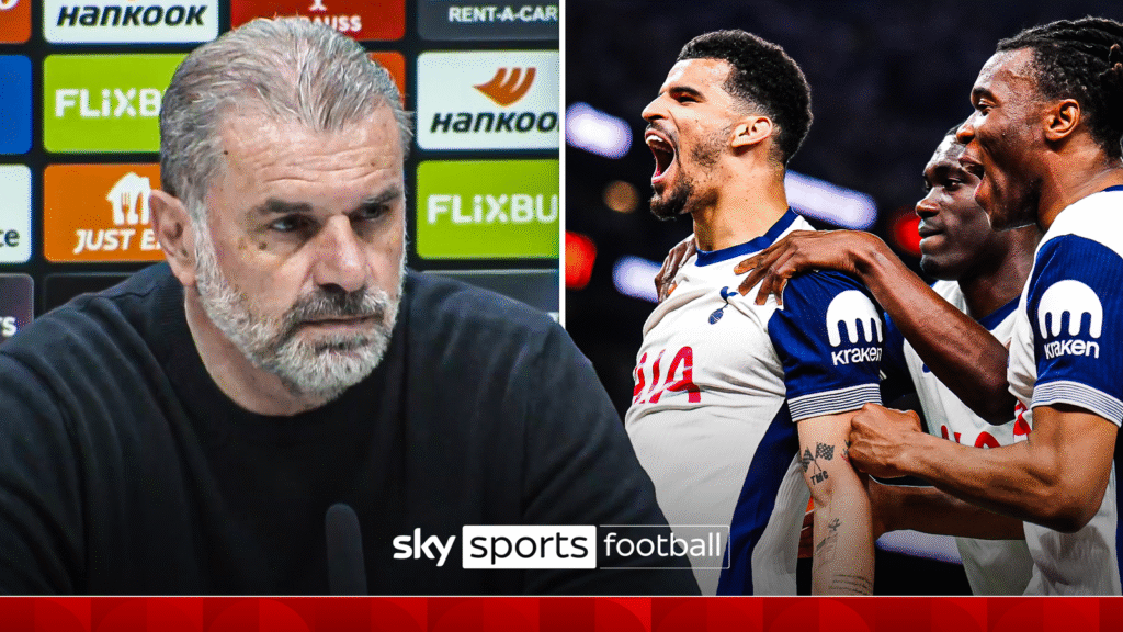 Ange praises 'outstanding' Spurs performance following first leg victory