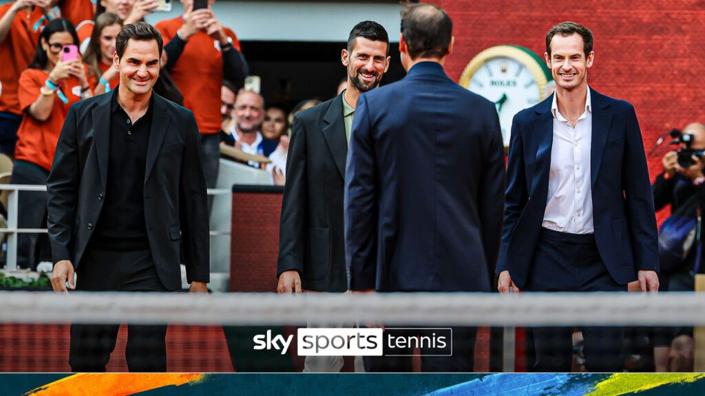 Big Four reunite in French Open farewell for Rafa Nadal
