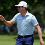 Charles Schwab Challenge: Ben Griffin hangs on at Colonial through tough final round to win title | Golf News