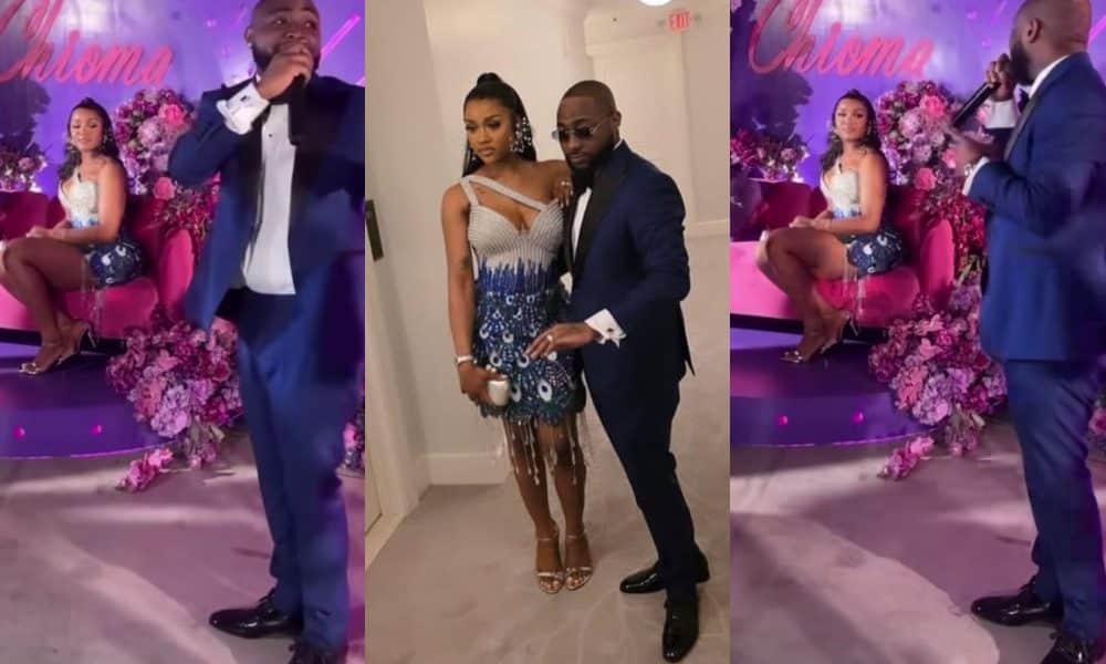 ‘She Gave Me Life’ – Davido Pulls Out All The Stops To Give Chioma A Grand 30th Birthday