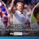 England vs Zimbabwe | One-off Test, Day Two afternoon highlights