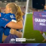 Full-time SCENES as Chelsea crowned WSL champions!