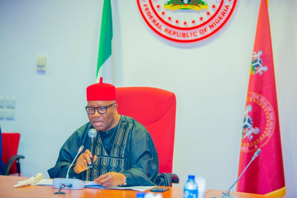 We were not elected to fight Tinubu – Akpabio