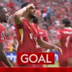 Gakpo meets superb Robertson cross to put Liverpool ahead!