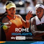 Gauff too much for Raducanu in Rome