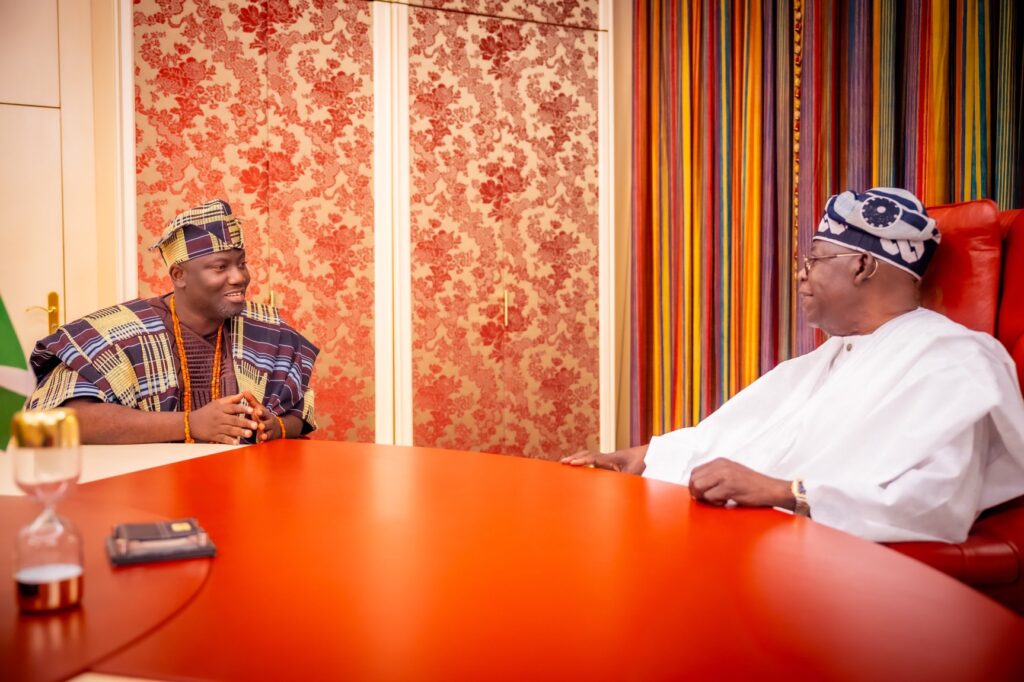 President Tinubu Receives Alaafin Oyo, Seeks More Collaboration With Traditional Leaders