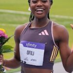 Nigerian Sprinter, Favour Ofili Reacts After Breaking World Record