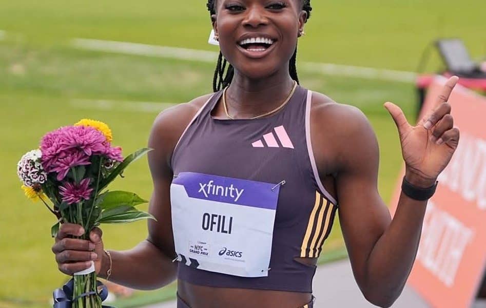 Nigerian Sprinter, Favour Ofili Reacts After Breaking World Record