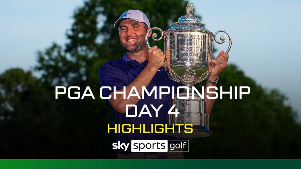 Highlights: Scheffler survives 'storm' to claim dramatic third major title