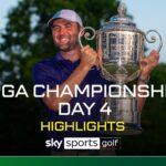 Highlights: Scheffler survives 'storm' to claim dramatic third major title