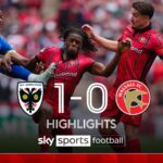 Hippolyte fires AFC Wimbledon to League One after beating Walsall at Wembley!
