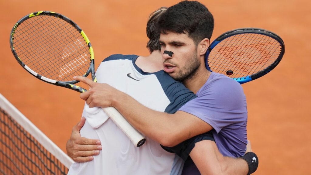 Italian Open: Jack Draper defeated by Carlos Alcaraz in quarter-finals in Rome | Tennis News