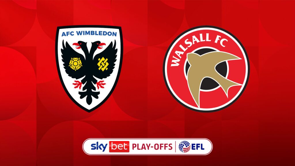 Live Commentary – Wimbledon vs Walsall