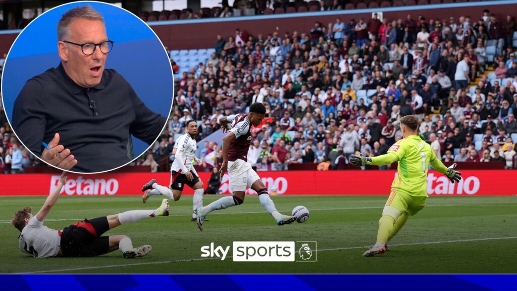 Merse left in DISBELIEF after Watkins misses chance to double Villa's lead!
