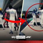 NEW FOOTAGE! Hamilton and Leclerc embrace after team orders dispute