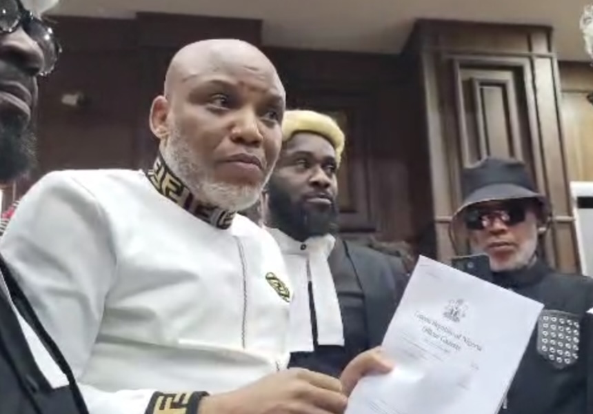 FG plays video evidence in court of Kanu directing his followers to attack security personnel — Daily Nigerian