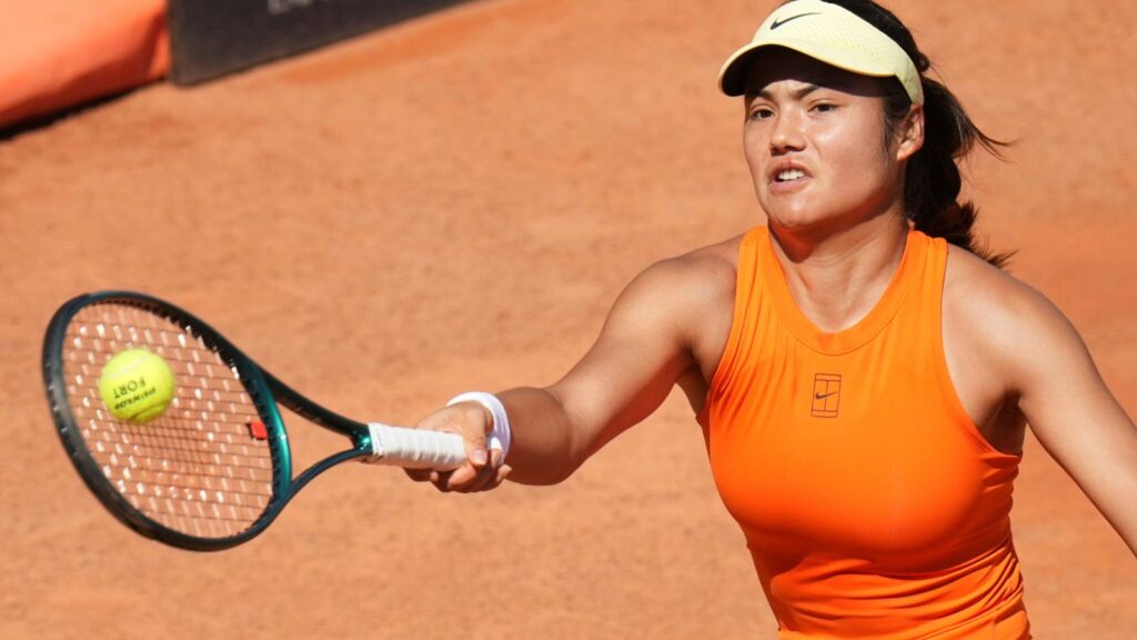 Raducanu beaten in straight sets by Gauff at Italian Open – as it happened