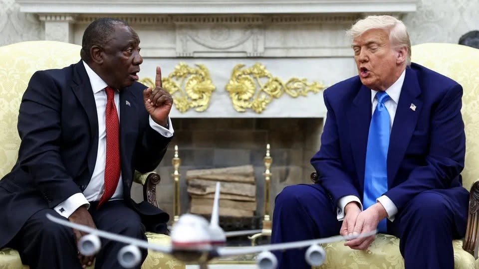 Trump ambushes Ramaphosa with video alleging ‘white genocide’ during tense White House meeting