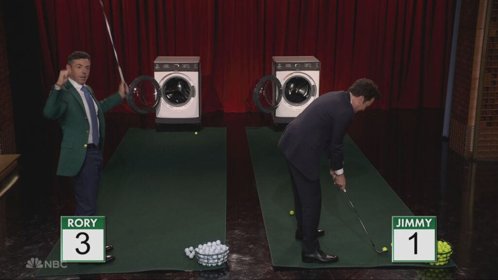 Sir Elton call and a washing machine game? | Rory appears on The Tonight Show!
