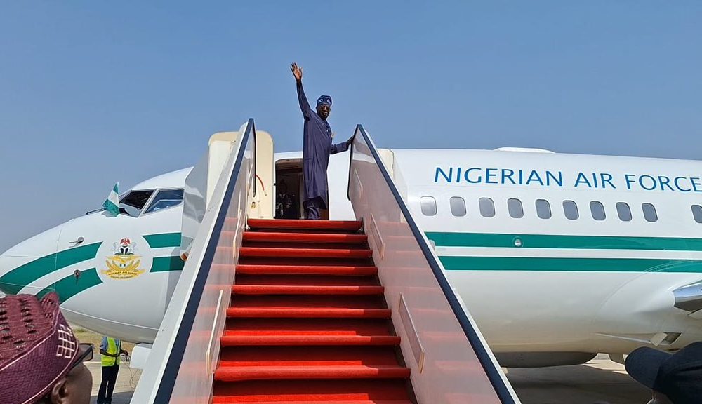 President Tinubu Arrives Anambra State