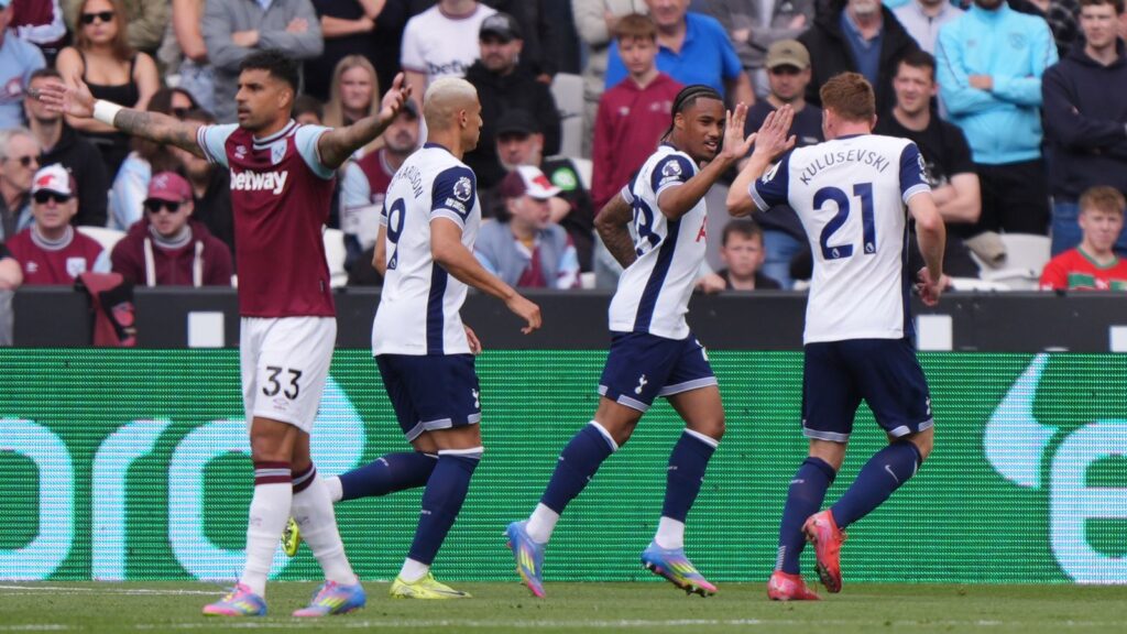 West Ham 1 – 1 Spurs