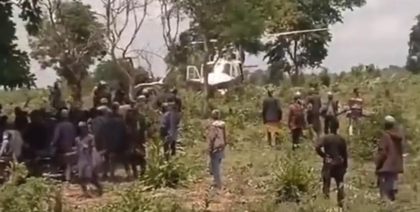 Police deny supplying terrorists by helicopter, says viral video misrepresents security operation