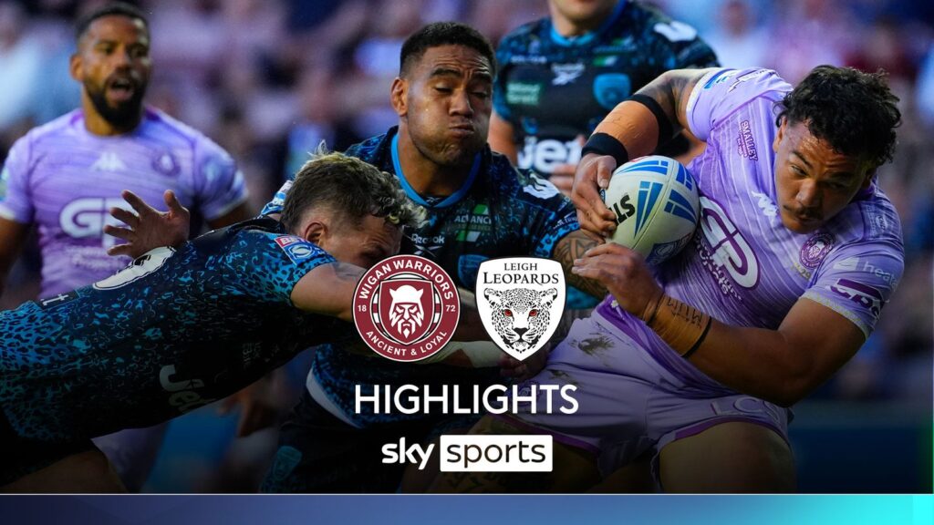 Wigan move top of the Super League after 12-try THRILLER