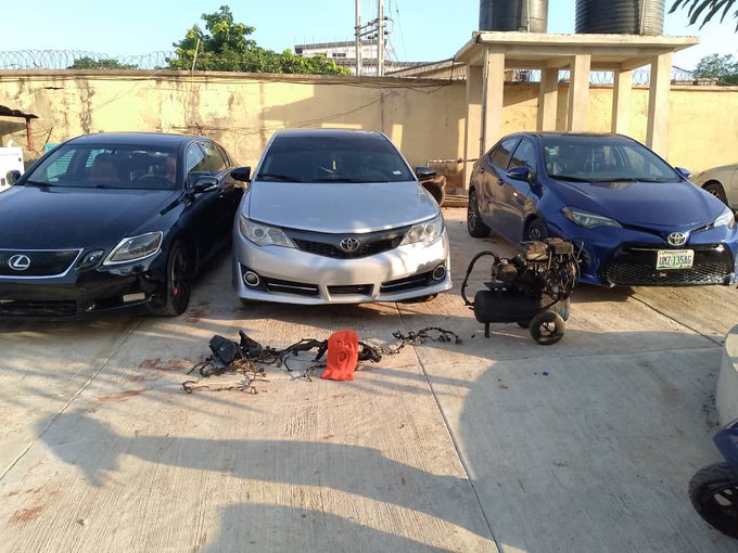 Anambra Police Bust Gang Of Four Kidnappers Including Woman, Recover Vehicles, Incriminating Items