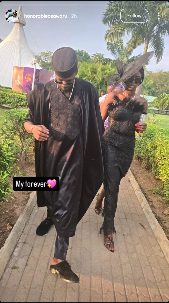 My Forever — Natasha Osawaru Shares Sweet Moment With 2face Idibia (Photo)