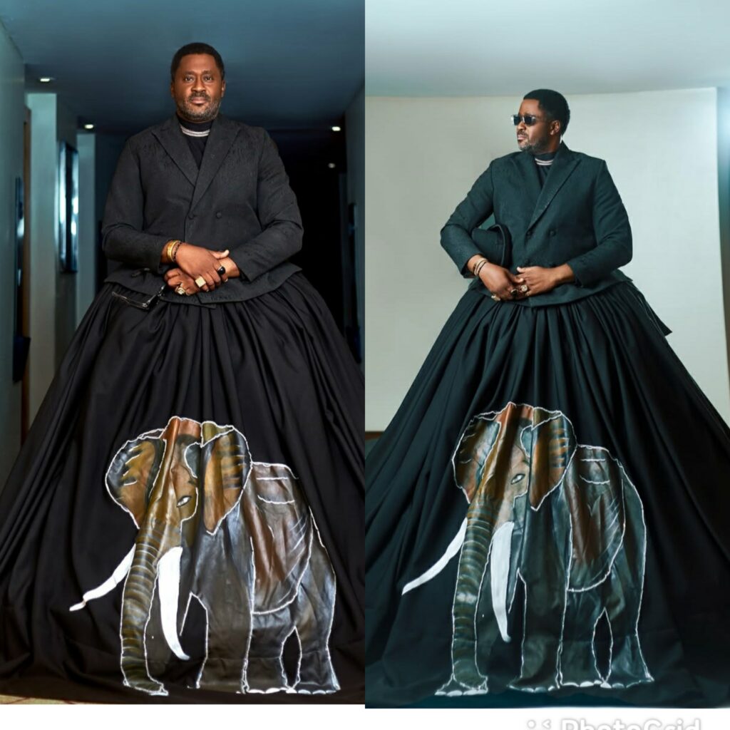 Veteran Actor, Desmond Elliot’s Stunning Outfit To The AMVCAs (Photos)