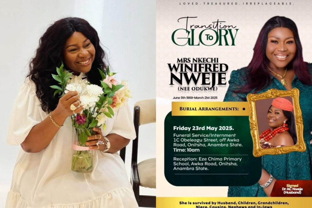 Family Releases Burial Arrangements for Late Veteran Actress, Nkechi Nweje