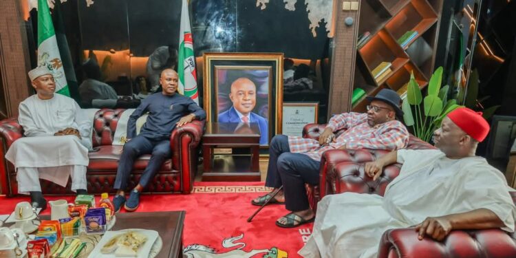 Saraki Leads PDP Reconciliation Talks In Enugu Amid Growing Tension