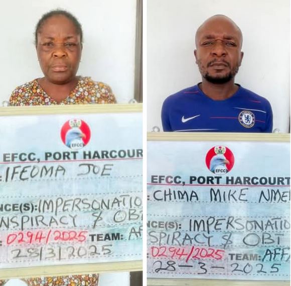 EFCC Arraigns Mother And Son For Defrauding US-Based Nigerian Woman Of N64.4 Million