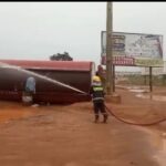 Another Petroleum Tanker Falls In Oyo (Photos)
