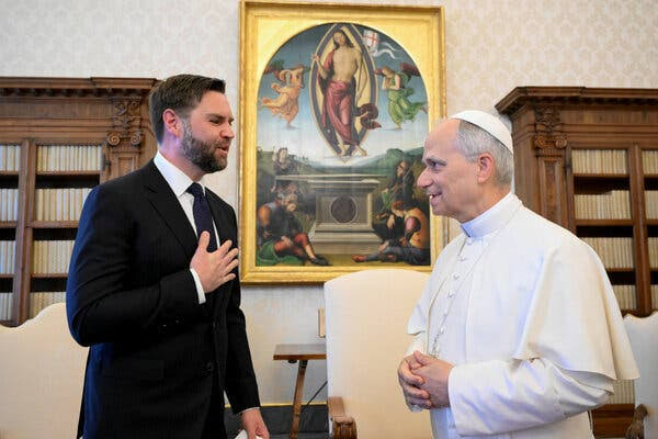 JD Vance, Pope Leo discuss conflicts at private audience — Daily Nigerian
