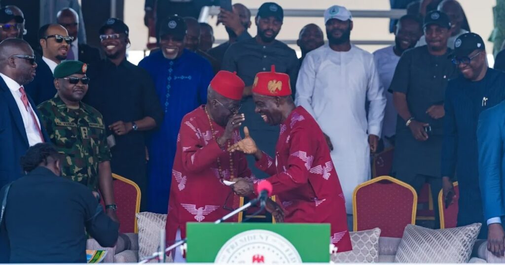Soludo should find me land in Anambra for my retirement home, says Tinubu